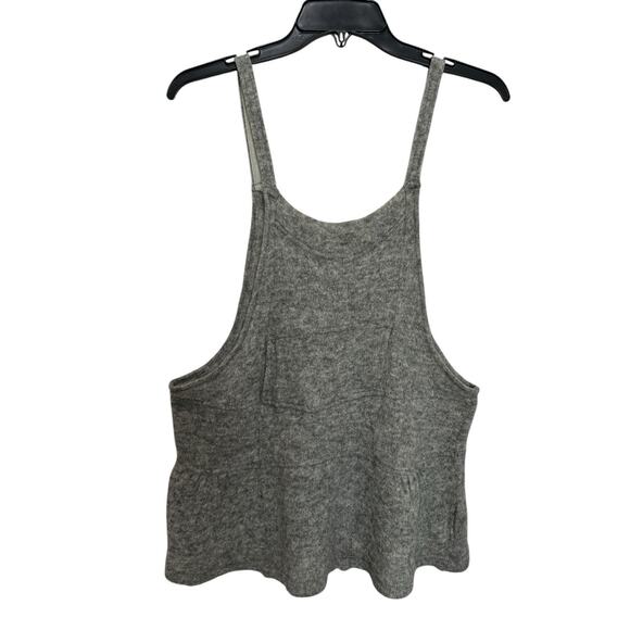 Free People 100% Lambs Wool Tank Top Ruffle Sweater / Women’s Size Medium - Picture 1 of 4